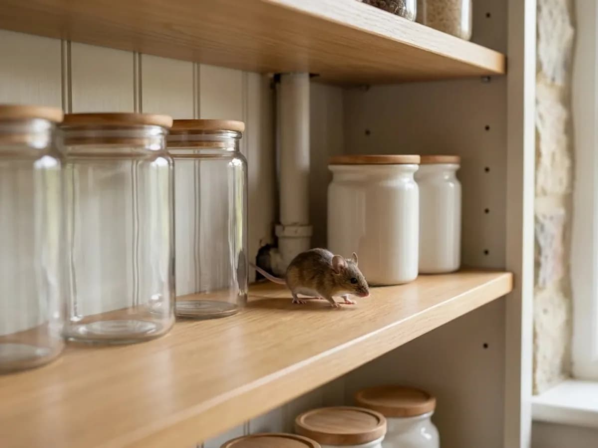 Mouse activity, cupboard access and narrow proofing points inspected during mouse control in Otley