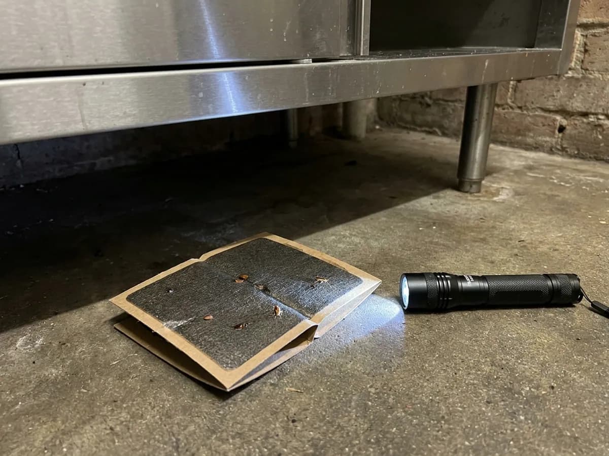 Cockroach Control inspection image for Riddex Pest Control