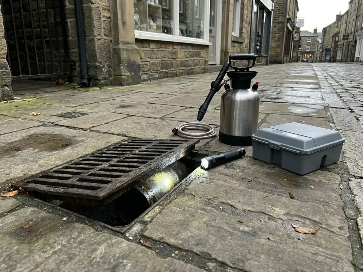 Drain and waste source checked during fly control in Ilkley