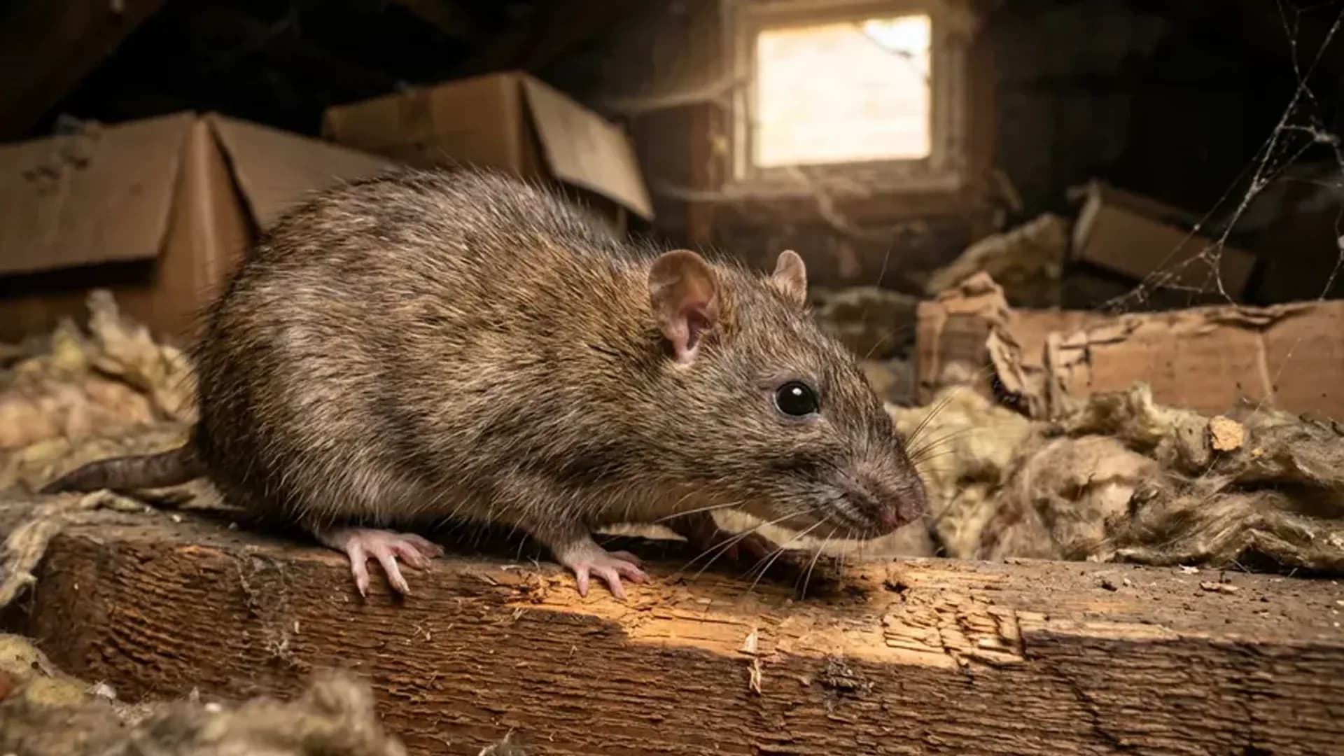 Rat activity and entry point checked during rat control in Otley