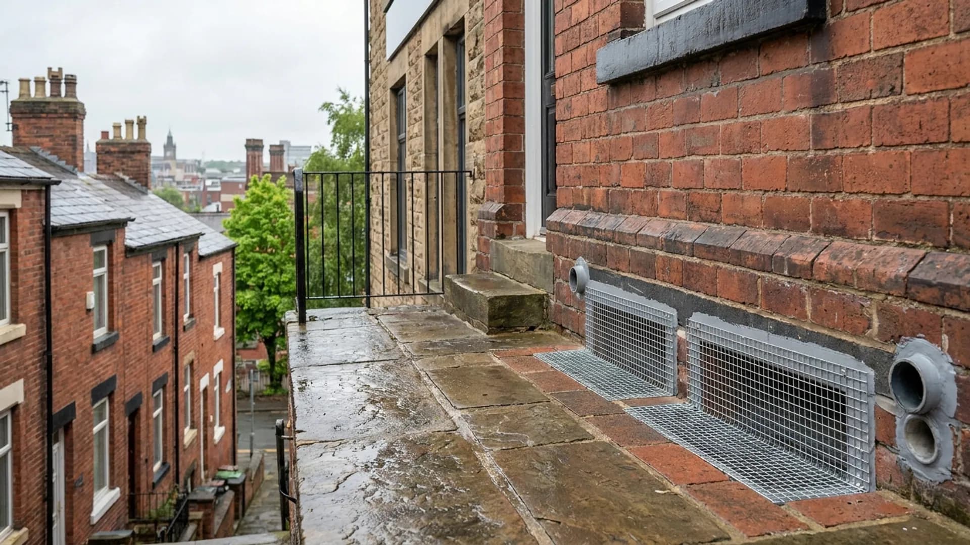 Rodent proofing detail checked at a Leeds property